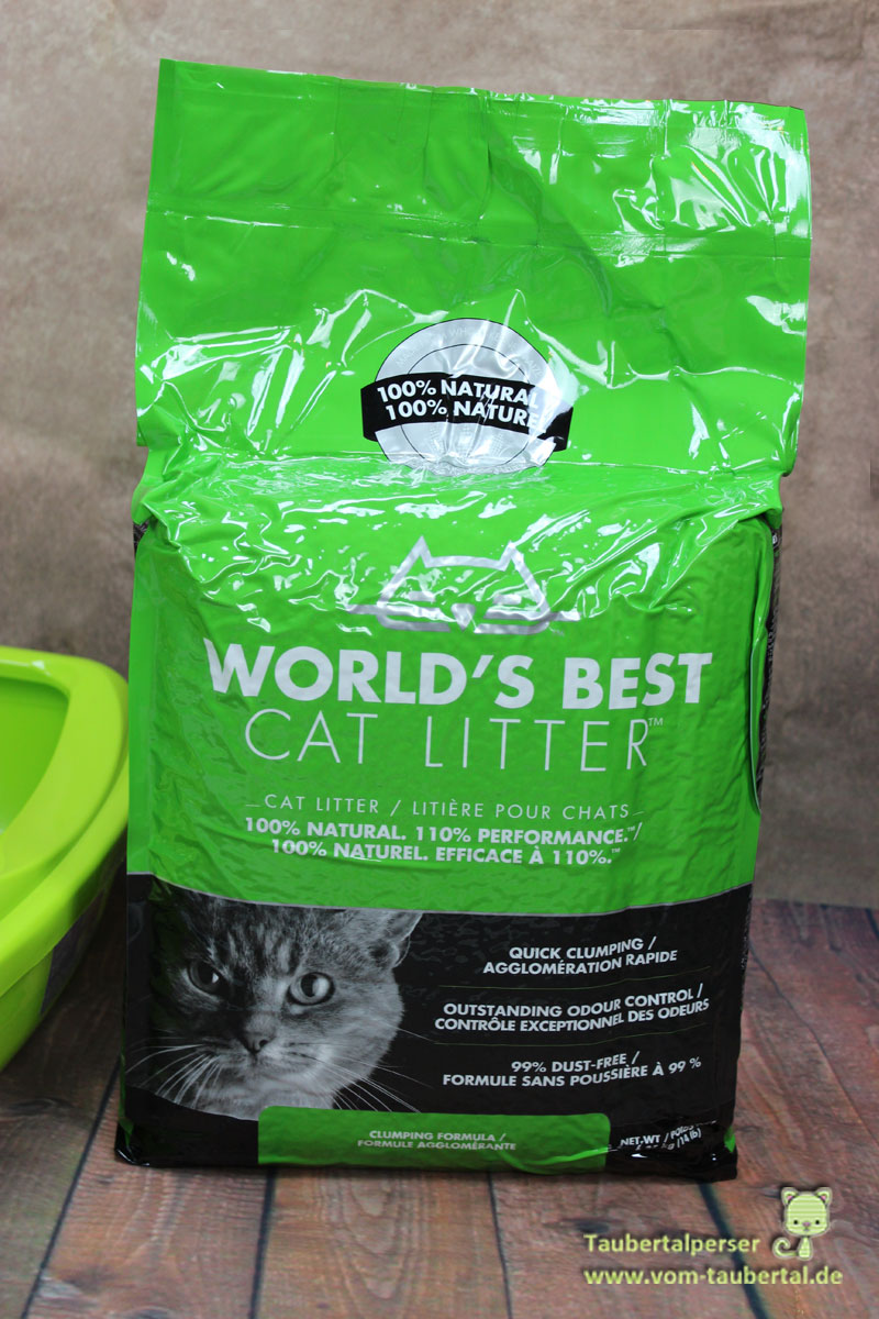 Katzenstreu im Test World's Best Cat Litter Taubertalperser