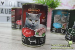 Leonardo, unabhängiger Katzenfuttertest, Futtertest, Taubertalpreser, Feuchtfutter
