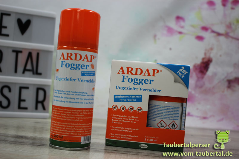 Produkttest Ardap Fogger Ungezieferspray Perser vom Taubertal