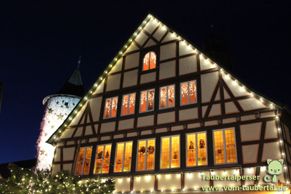 Märchenhafte Weihnachtsmarkt, Rathaus Niederstetten, Taubertalperser, Weihnachtsmärkte