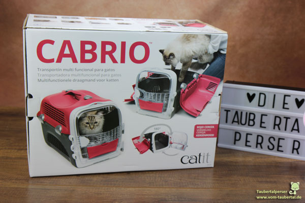 Catit Cabrio Transportbox, Taubertalperser, Produkttest, Produktvorstellung, unabhängiger Katzenblog