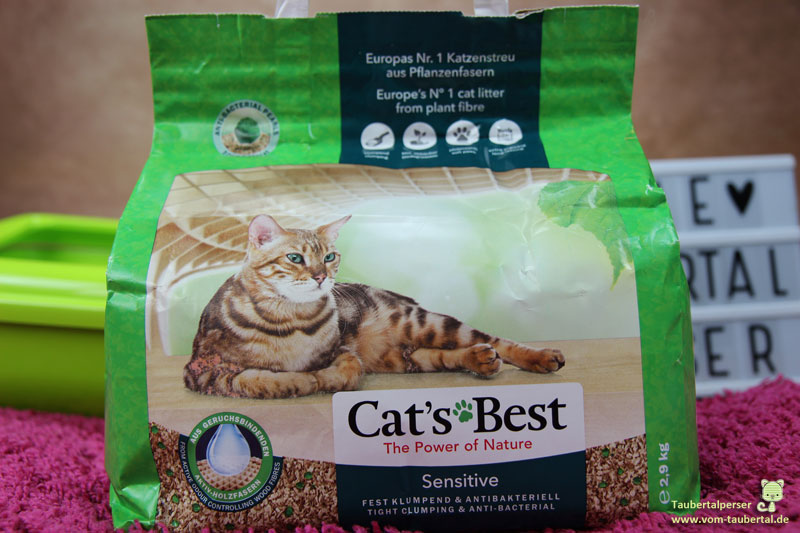 Cats Best Sensitiv, Katzenstreu, Öko-Streu, unabhängiger Katzenstreutest, Taubertalperser, Katzenblog