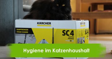 Kärcher Dampfreiniger SC4 Premium, Taubertalperser, Hygiene im Katzenhaushalt, Katzenblog, Produktbericht, Review