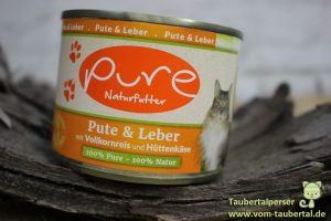 Pure Taubertaplerser Katzenfutter Futtertest
