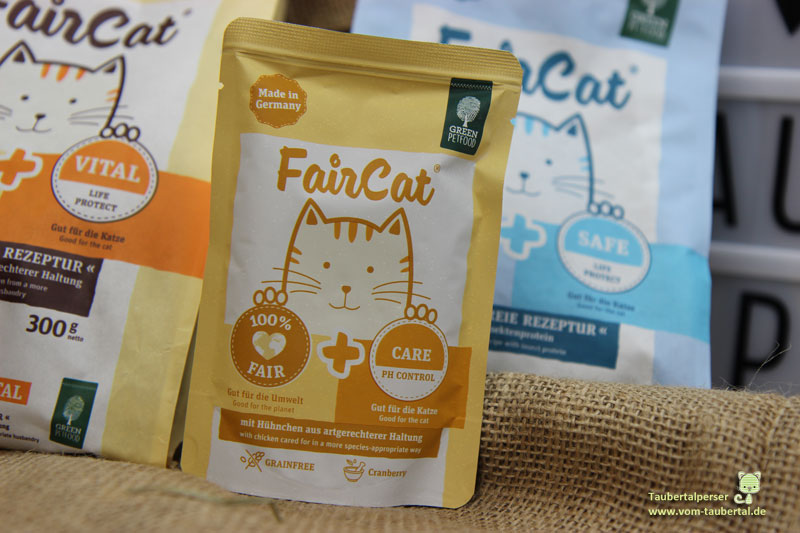 FairCat, Green Petfood, Taubertalperser, Katzenblog, unabhängiger Futtertest, Katzenfuttertest