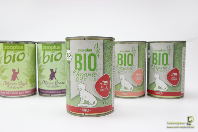 Zooplus Bio, Katzenfuttertest, Rind mit Hühnchen