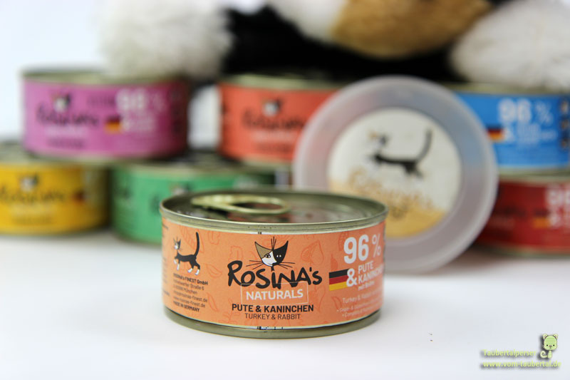 Rosina Finest Pute und Kaninchen Katzenfutter